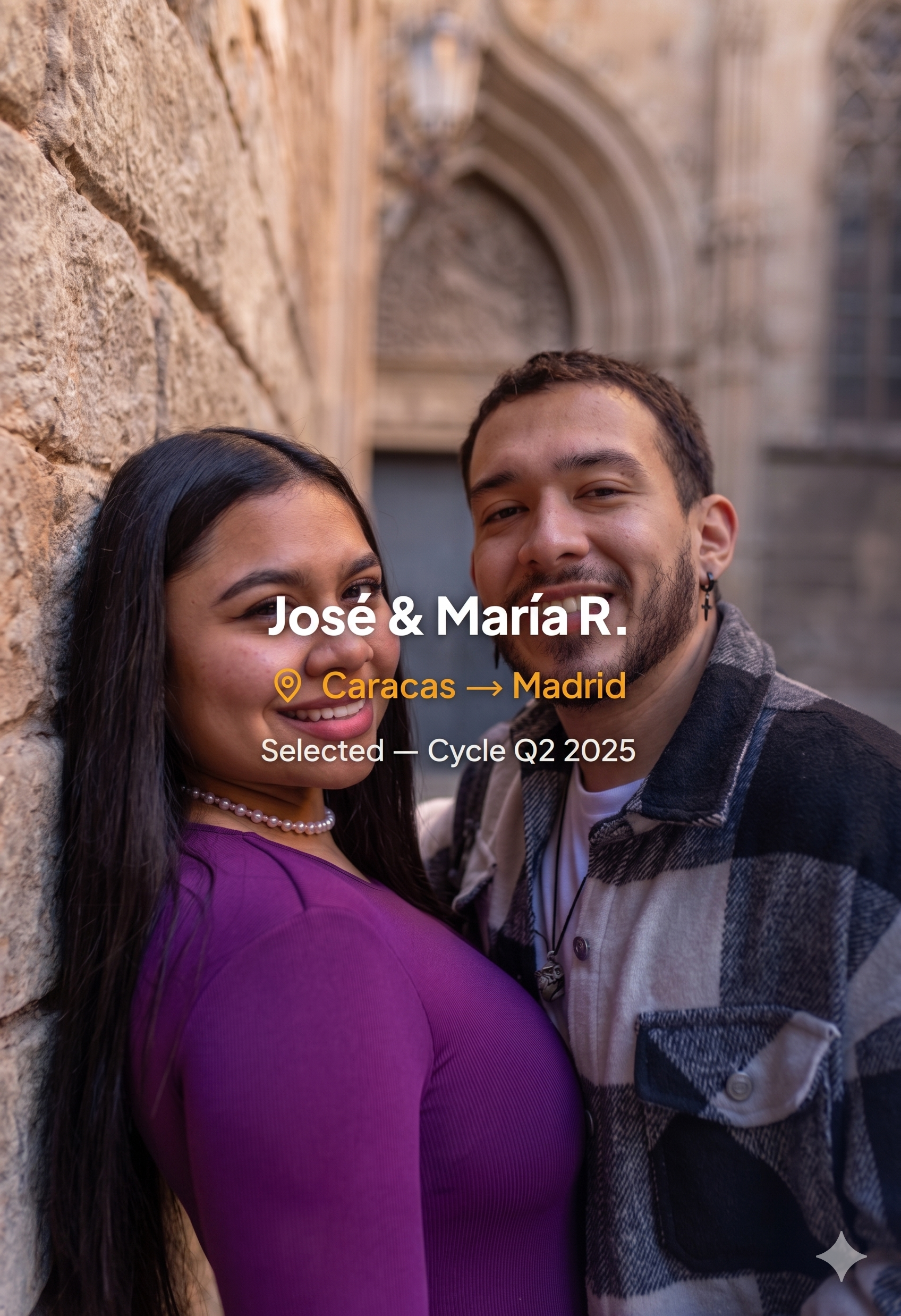 José and María in Madrid
